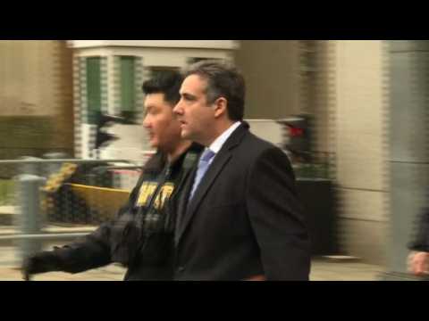 Trump's ex-lawyer Michael Cohen leaving court after sentencing