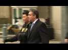 Trump's ex-lawyer Michael Cohen leaving court after sentencing