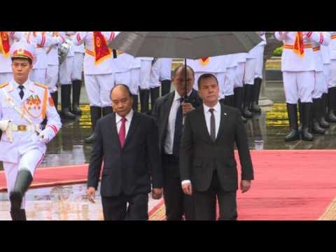 Russian Prime Minister Dmitry Medvedev visits Vietnam