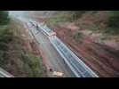 Commuter train derails near Barcelona