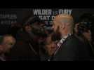 Intense face off between Wilder and Fury ahead of the fight