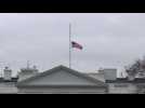 White House flags at half mast for late President George HW Bush
