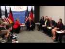 Trump and Merkel hold bilateral meeting at G20