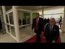 US President Donald Trump arrives for G20 summit meetings