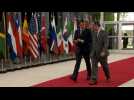 France's Macron arrives at Costa Salguero centre in Buenos Aires