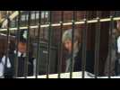Theresa May leaves Finsbury Park Mosque in London