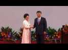 Protests in Hong Kong as Xi swears in new leader