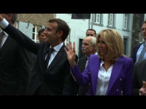 Macron arrives in Aachen ahead of Charlemagne Prize ceremony