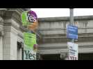 Battle of the signs in Dublin ahead of abortion referendum