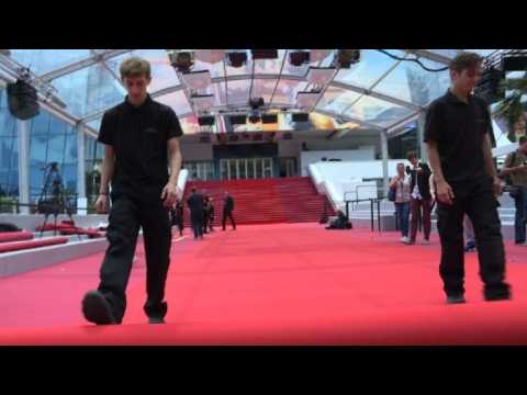Cannes red carpet installed ahead of opening ceremony