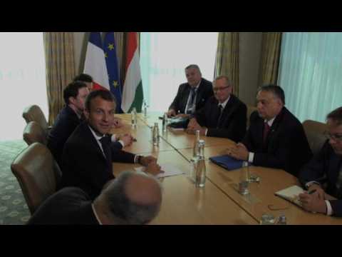 Macron and Orban hold bilateral talks in Sofia