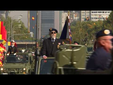 Spain marks national day with show of unity in Catalan crisis