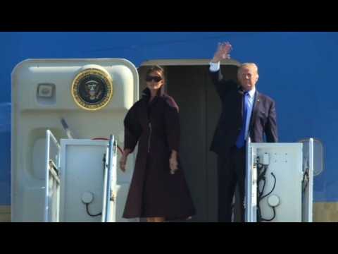Donald Trump leaves Japan, heads to South Korea