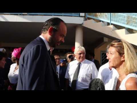 French PM arrives in Saint Martin as school year begins