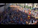 Protesters rally against Catalan independence in Barcelona