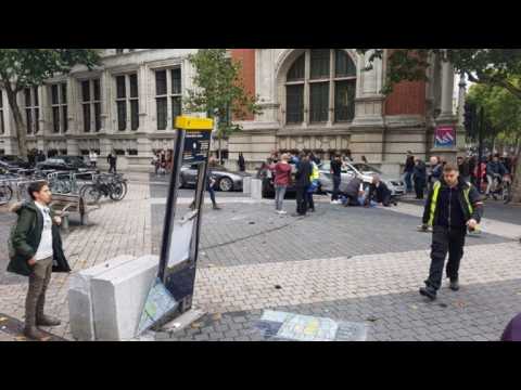 Man arrested, people injured in crash in London: police