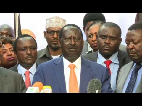Kenyan opposition leader Raila Odinga withdraws from poll re-run