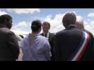 Macron visits French territory of Guiana