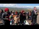 Syrians flee Afrin as Turkish-led forces press operations