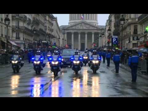 France bids farewell to gendarme officer killed by jihadist