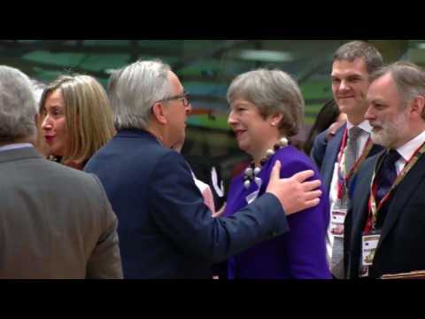 EU leaders gather in Brussels to discuss Brexit transition