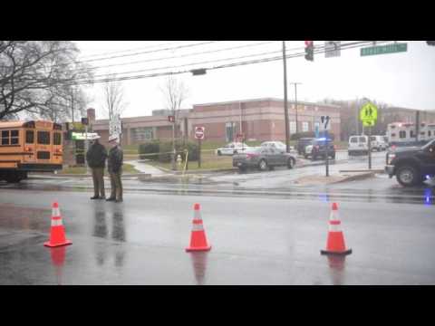 Police secure scene at Maryland high school after shooting