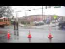 Police secure scene at Maryland high school after shooting