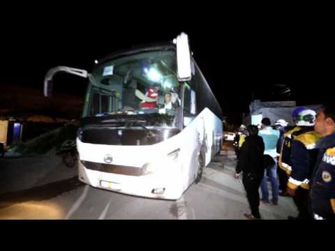 Evacuees from Syria's Ghouta reach rebel-held territory