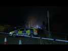 UK police at the scene after Leicester 'explosion'