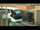 Expelled diplomats leave US embassy in Moscow