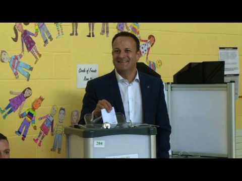 Irish PM Leo Varadkar casts vote on controversial abortion laws