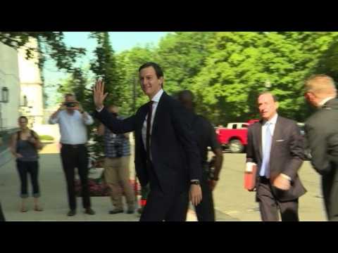 Trump's son in law arrives for hearing over Russia ties