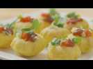 Xanthe Clay's stuffed poori canapés