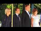 France's Macron meets Romanian President Klaus Iohannis