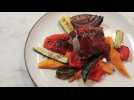 One-pan pork tenderloin with sage and roast vegetables