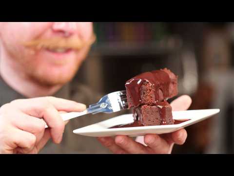 Paul A. Young's salted chocolate fudge brownie recipe