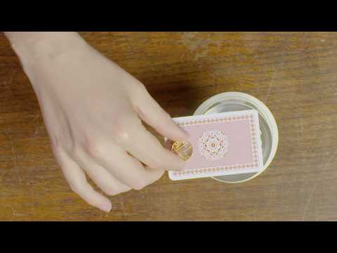 How to perform the coin-card balance trick