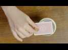 How to perform the coin-card balance trick