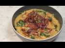 Low calorie lentil dal with tarka butter
