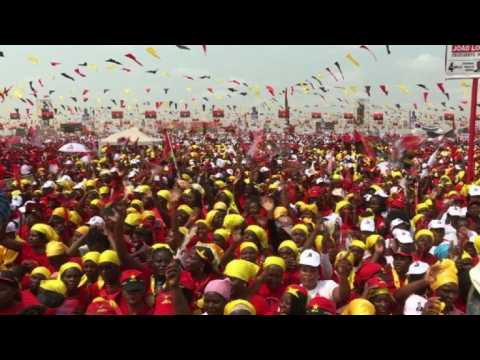 Angola's ruling party holds major rally ahead of elections