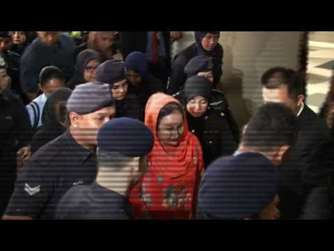 Wife of ex-Malaysian PM arrives at court over corruption scandal