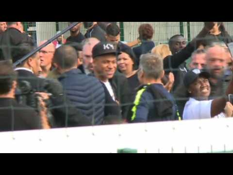 France World Cup hero Mbappe returns to hometown of Bondy