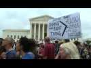 Anti-Kavanaugh protesters at Supreme Court ahead of Senate vote
