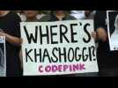 Protesters gather outside Saudi embassy over missing journalist