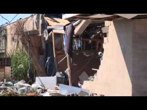 Michael leaves trail of damaged, partially collapsed buildings