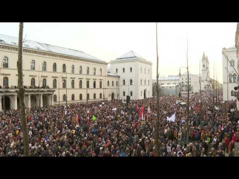 Tens of thousands protest against far right in Germany's Munich