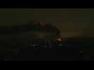 Smoke rises in Khan Yunis following Israeli strikes