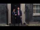 Belgian PM arrives at Downing Street for talks with UK counterpart