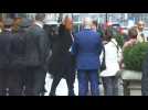 Donald Trump leaves Trump Tower as defamation trial resumes in NY