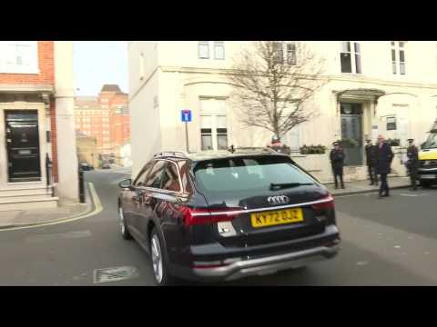 Queen Camilla arrives at hospital where King Charles has undergone treatment